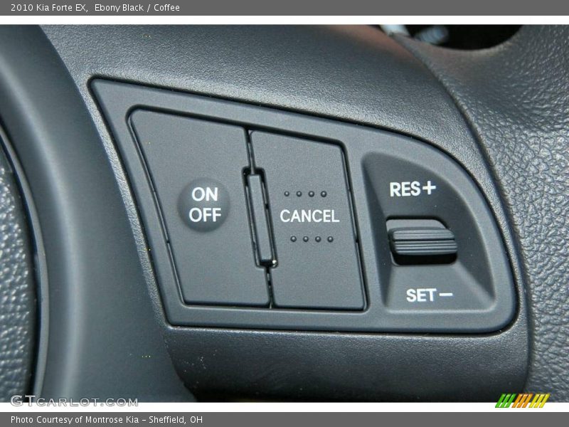 Ebony Black / Coffee 2010 Kia Forte EX