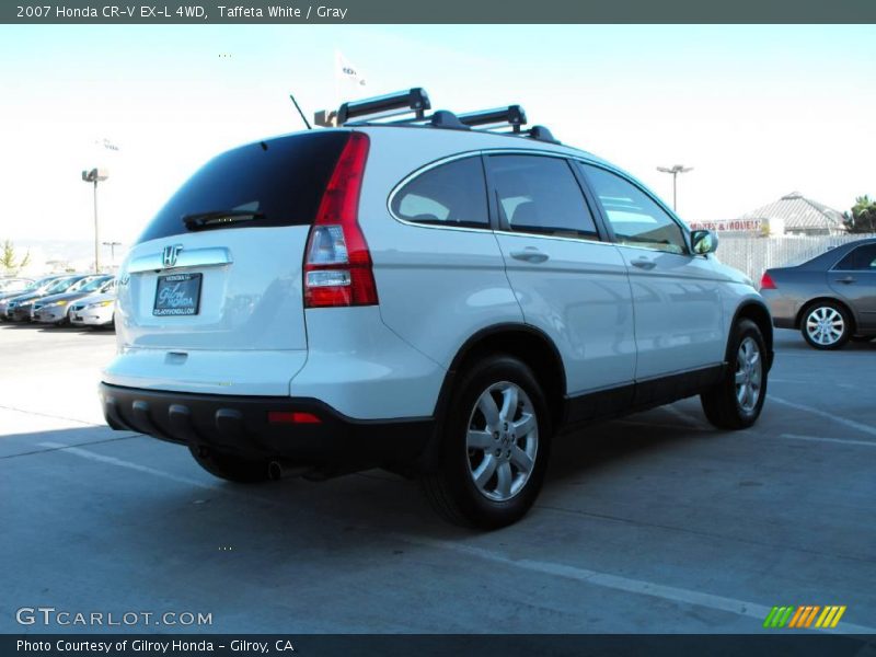 Taffeta White / Gray 2007 Honda CR-V EX-L 4WD