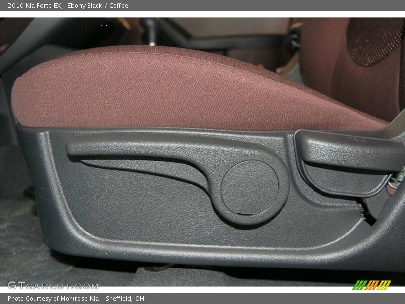 Ebony Black / Coffee 2010 Kia Forte EX