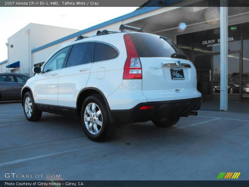 Taffeta White / Gray 2007 Honda CR-V EX-L 4WD