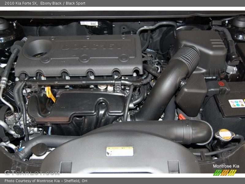 Ebony Black / Black Sport 2010 Kia Forte SX
