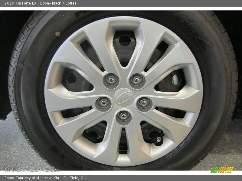 Ebony Black / Coffee 2010 Kia Forte EX