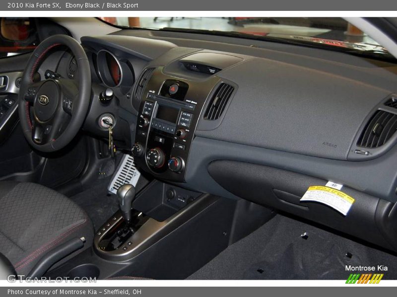 Ebony Black / Black Sport 2010 Kia Forte SX