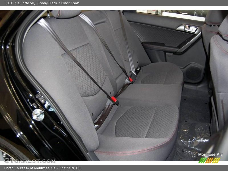 Ebony Black / Black Sport 2010 Kia Forte SX