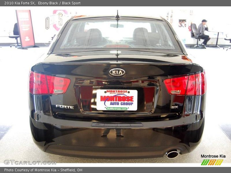 Ebony Black / Black Sport 2010 Kia Forte SX