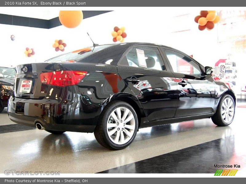 Ebony Black / Black Sport 2010 Kia Forte SX