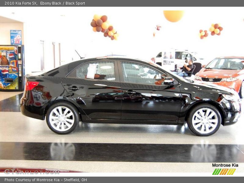 Ebony Black / Black Sport 2010 Kia Forte SX