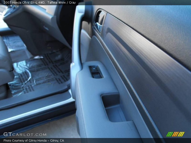 Taffeta White / Gray 2007 Honda CR-V EX-L 4WD
