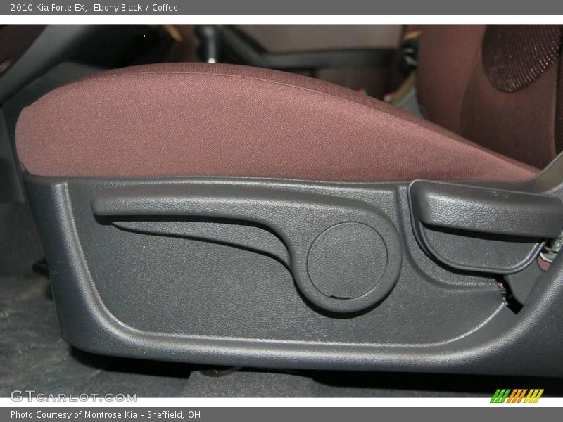 Ebony Black / Coffee 2010 Kia Forte EX