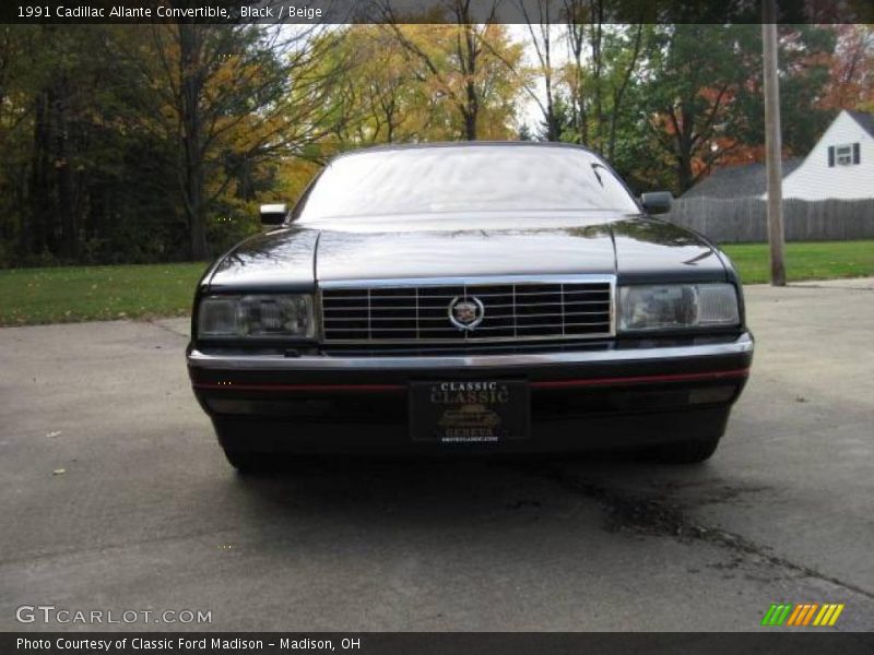 Black / Beige 1991 Cadillac Allante Convertible
