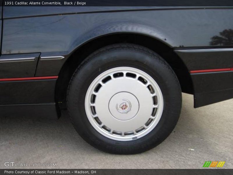 Black / Beige 1991 Cadillac Allante Convertible