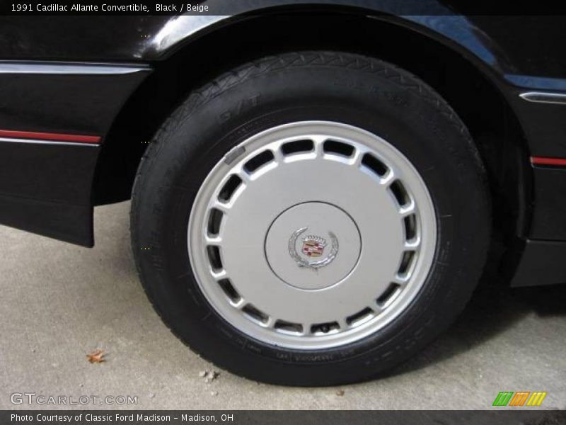 Black / Beige 1991 Cadillac Allante Convertible