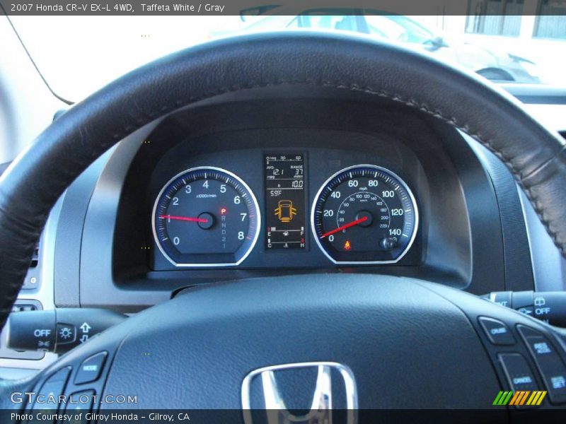 Taffeta White / Gray 2007 Honda CR-V EX-L 4WD