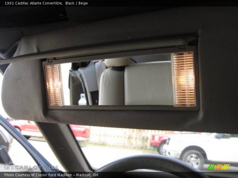 Black / Beige 1991 Cadillac Allante Convertible