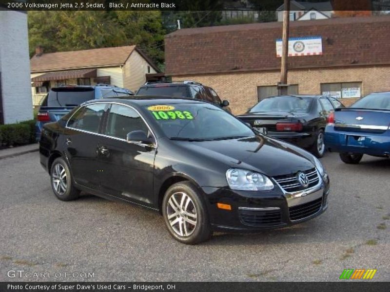 Black / Anthracite Black 2006 Volkswagen Jetta 2.5 Sedan