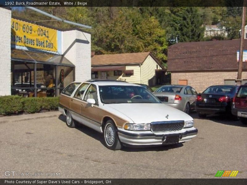 White / Beige 1992 Buick Roadmaster Estate