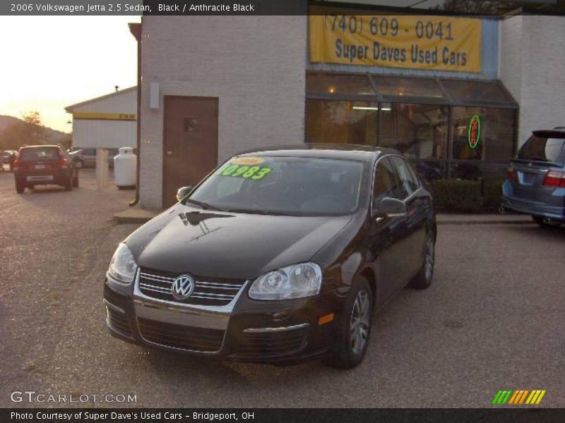 Black / Anthracite Black 2006 Volkswagen Jetta 2.5 Sedan