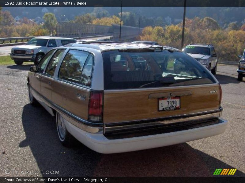 White / Beige 1992 Buick Roadmaster Estate