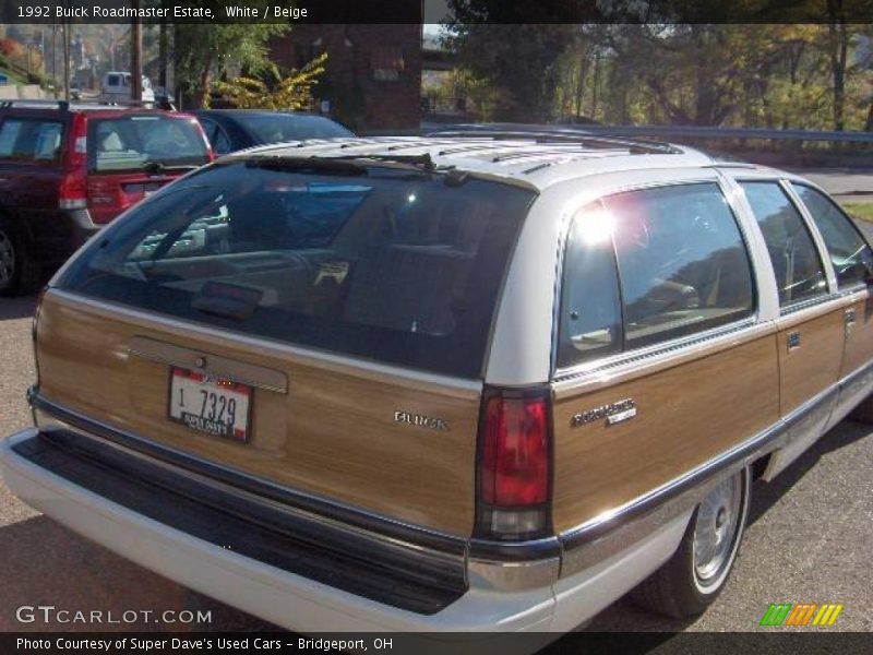 White / Beige 1992 Buick Roadmaster Estate