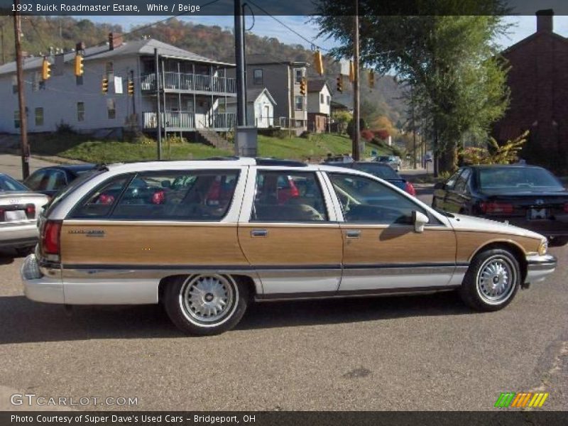 White / Beige 1992 Buick Roadmaster Estate