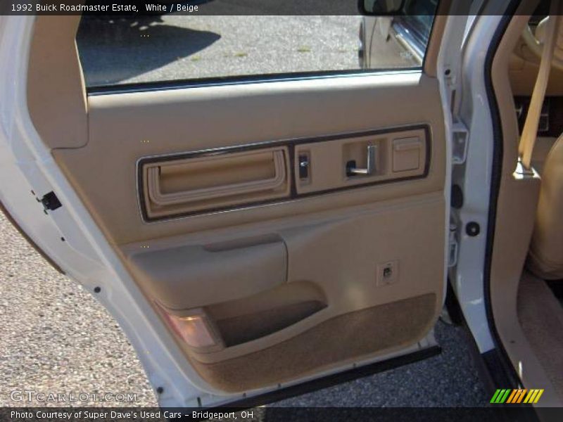 White / Beige 1992 Buick Roadmaster Estate