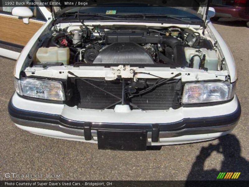 White / Beige 1992 Buick Roadmaster Estate