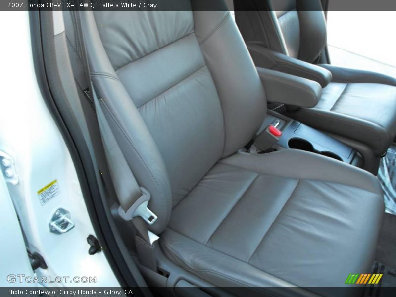 Taffeta White / Gray 2007 Honda CR-V EX-L 4WD
