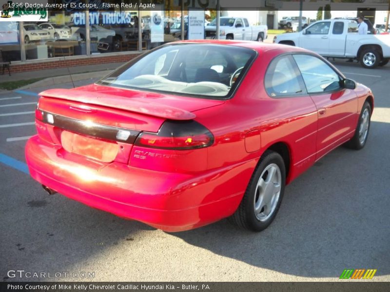 Flame Red / Agate 1996 Dodge Avenger ES Coupe