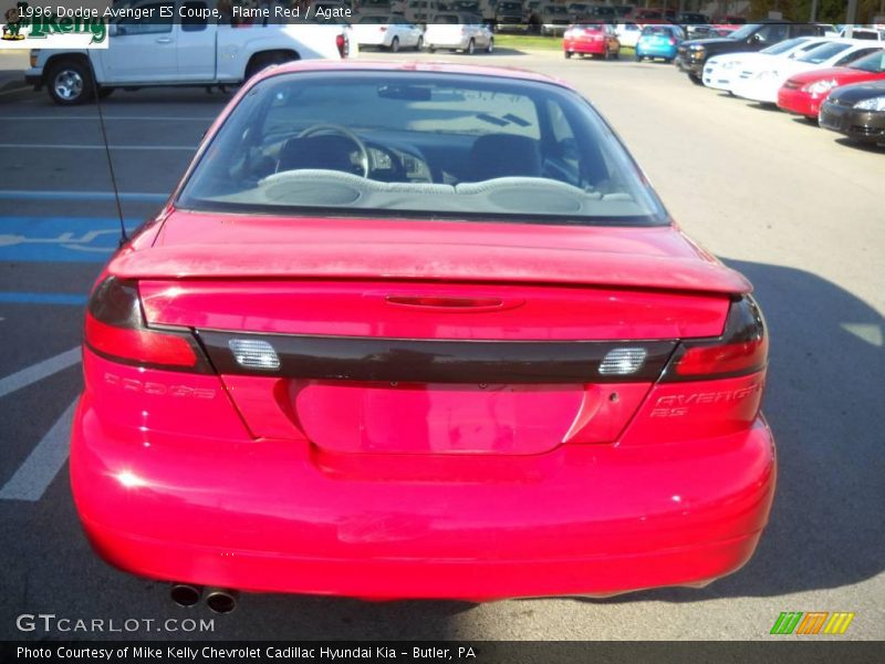 Flame Red / Agate 1996 Dodge Avenger ES Coupe