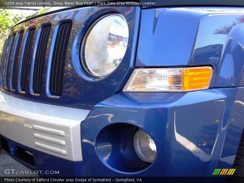 Deep Water Blue Pearl / Dark Slate Gray McKinley Leather 2009 Jeep Patriot Limited