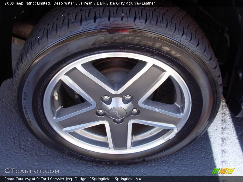 Deep Water Blue Pearl / Dark Slate Gray McKinley Leather 2009 Jeep Patriot Limited