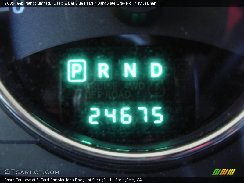 Deep Water Blue Pearl / Dark Slate Gray McKinley Leather 2009 Jeep Patriot Limited