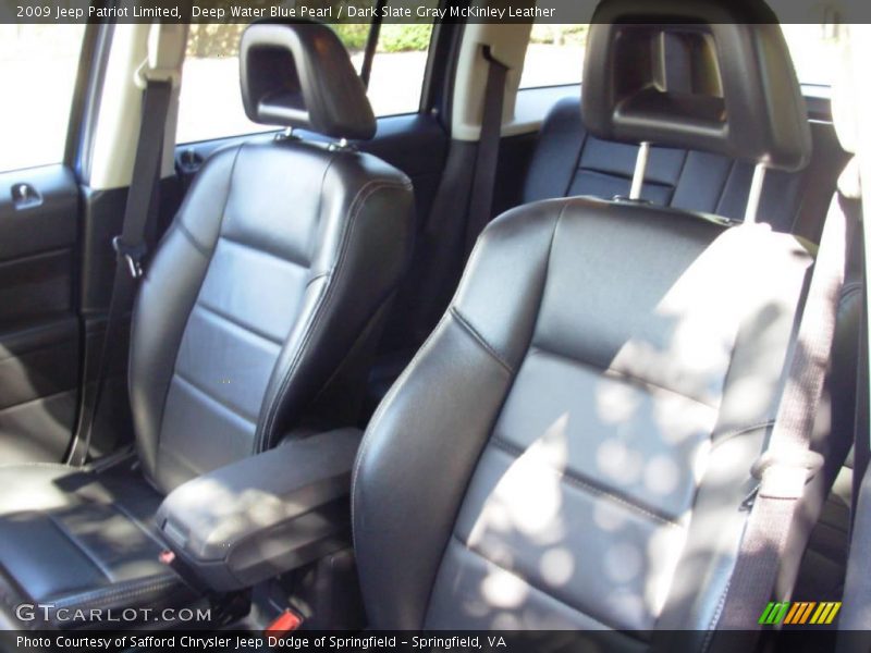 Deep Water Blue Pearl / Dark Slate Gray McKinley Leather 2009 Jeep Patriot Limited