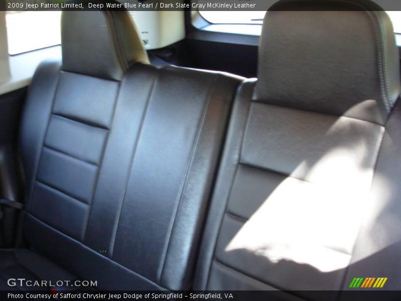 Deep Water Blue Pearl / Dark Slate Gray McKinley Leather 2009 Jeep Patriot Limited