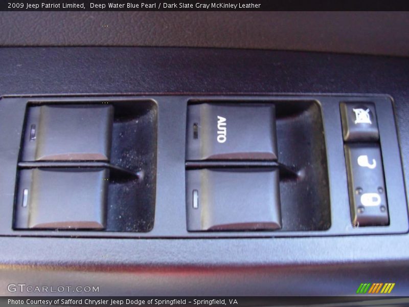 Deep Water Blue Pearl / Dark Slate Gray McKinley Leather 2009 Jeep Patriot Limited