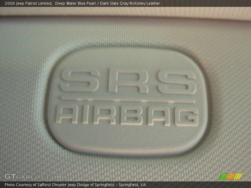 Deep Water Blue Pearl / Dark Slate Gray McKinley Leather 2009 Jeep Patriot Limited