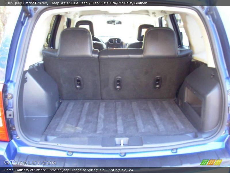Deep Water Blue Pearl / Dark Slate Gray McKinley Leather 2009 Jeep Patriot Limited