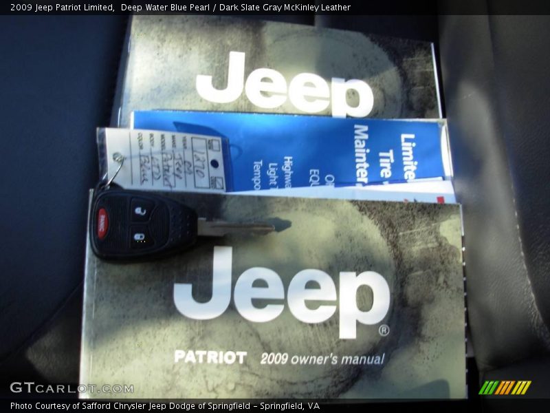 Deep Water Blue Pearl / Dark Slate Gray McKinley Leather 2009 Jeep Patriot Limited
