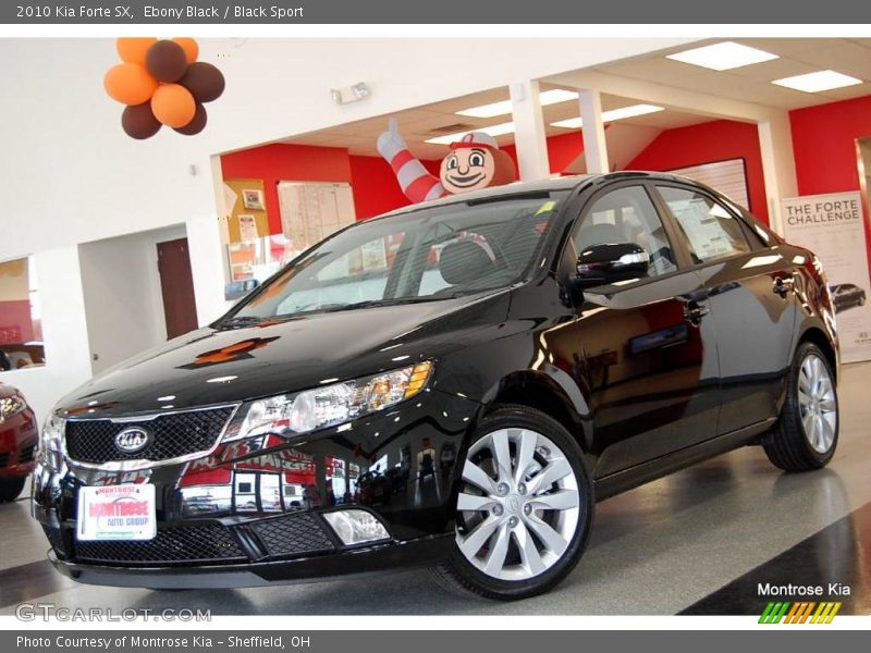 Ebony Black / Black Sport 2010 Kia Forte SX