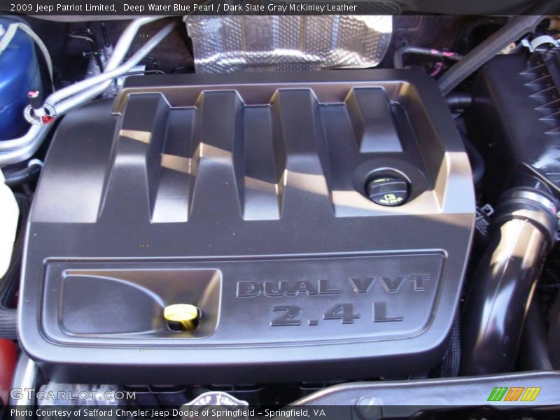 Deep Water Blue Pearl / Dark Slate Gray McKinley Leather 2009 Jeep Patriot Limited