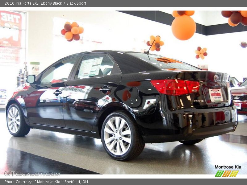 Ebony Black / Black Sport 2010 Kia Forte SX