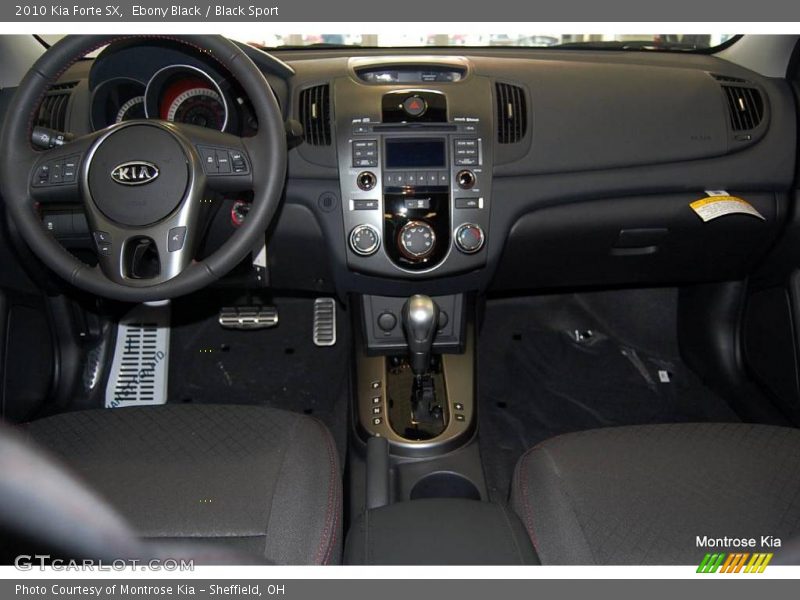 Ebony Black / Black Sport 2010 Kia Forte SX