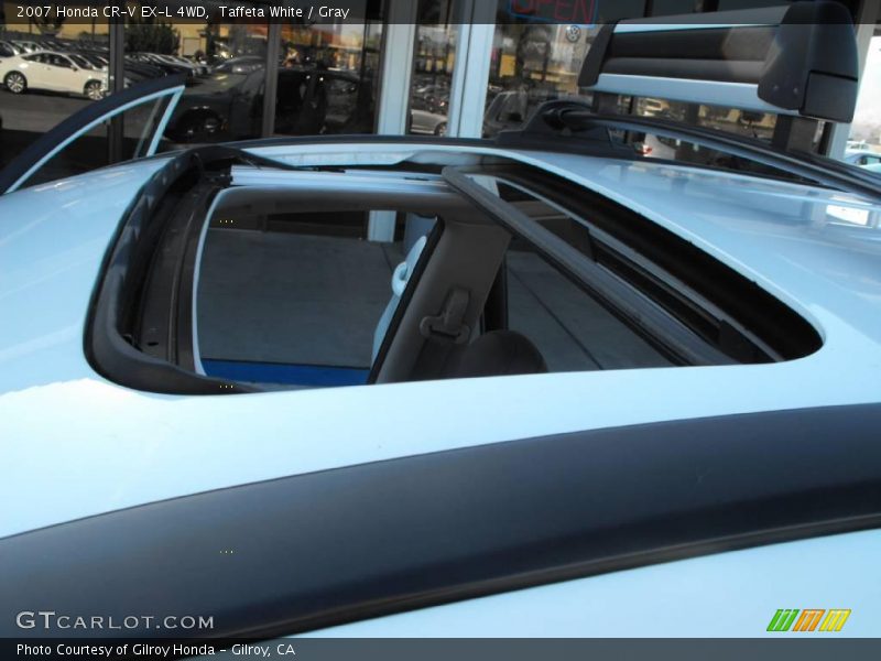 Taffeta White / Gray 2007 Honda CR-V EX-L 4WD