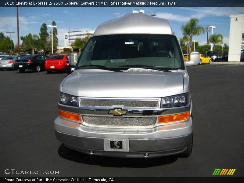 Sheer Silver Metallic / Medium Pewter 2010 Chevrolet Express LS 2500 Explorer Conversion Van