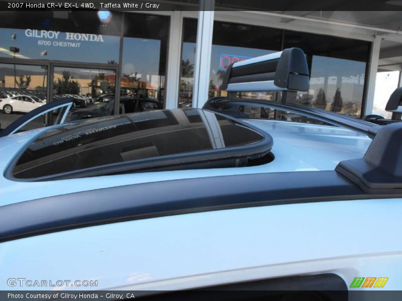 Taffeta White / Gray 2007 Honda CR-V EX-L 4WD