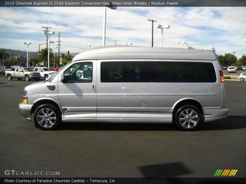 Sheer Silver Metallic / Medium Pewter 2010 Chevrolet Express LS 2500 Explorer Conversion Van