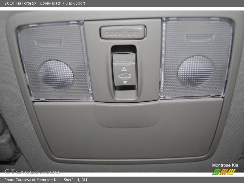Ebony Black / Black Sport 2010 Kia Forte SX