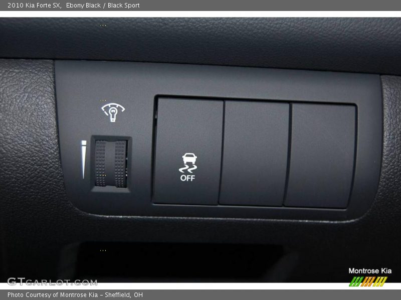Ebony Black / Black Sport 2010 Kia Forte SX