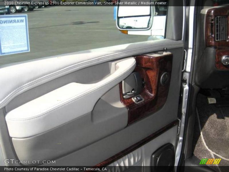 Sheer Silver Metallic / Medium Pewter 2010 Chevrolet Express LS 2500 Explorer Conversion Van