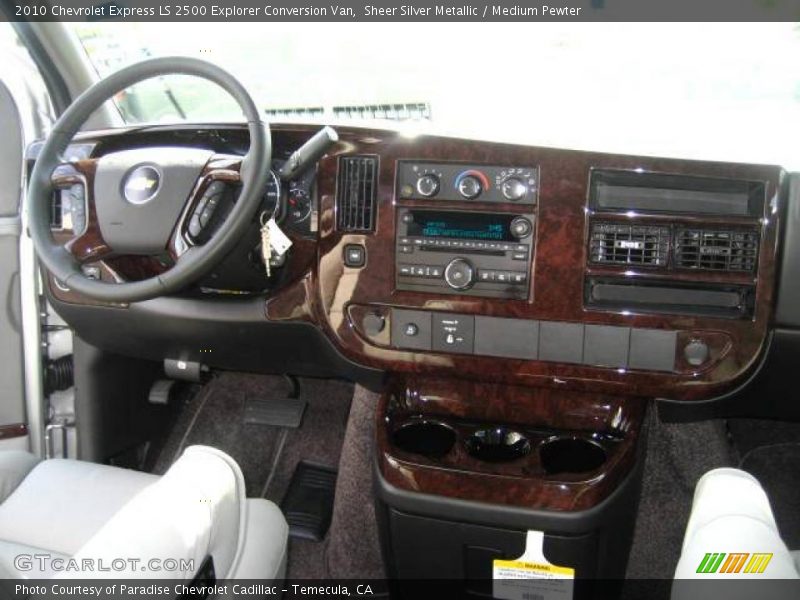 Sheer Silver Metallic / Medium Pewter 2010 Chevrolet Express LS 2500 Explorer Conversion Van